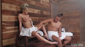 Insane Sex In The Sauna 1 - Elegant Assfuck
