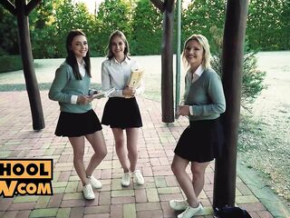 Seductive Schoolpov - Cute Legal Teen Zazie Skymm Enjoying Booty Sex For The 1St Time On Porn