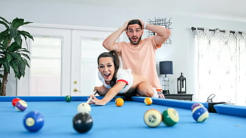 Hardcore Step Siblings Play Pool And Whoever Wins Doesn'_T Have To Clean For A Month - Fuckanytime
