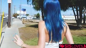 Hardcore Step Sis Gets Off With Vibrator In Public While Stepbrother Controls The Pleasure