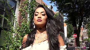 Hardcore German Scout - Brown Dutch Inked Instagram Model Babe Bibi Pick Up To Rough Fuck For Cash