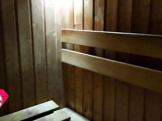 Flashing Cock In Sauna Leads To Public Oral-Sex And Hardcore Action With Stranger Mother I'D Like To Fuck. - 4K