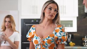 Wet Voluptuous Stepmom And Teens Heart-Stopping 3Some Video