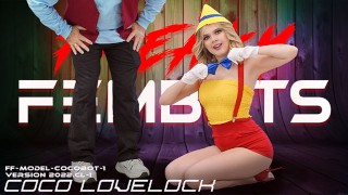 Sexy Little Playtoy Coco Lovelock Gets Tested By White Hard Veiny Pole