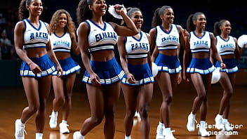 Naughty Sexy Ai Generated Young Stunner Cheerleader Perfect Body Realistic Animated - 4K