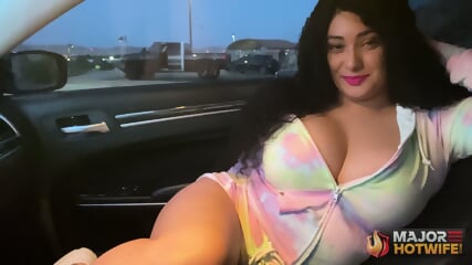 Forbidden Curvy Barbi - Jogging Hotwife Car Ride (2025 05 09)