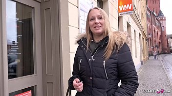Naughty German Scout - First Anal For Curvy Big Natural Tits Teen Chanie At Street Casting