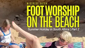 Wet Foot Worship On The Beach Summer Holiday In South Africa Part 2