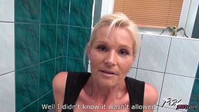 Intense Blonde Cleaning Lady Fucked By Boss Who Can Be Her