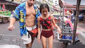 Exclusive: Kinky Wild Very Tiny Thai Cutie Picked Up For A Tuktuk Ride To The Hotel