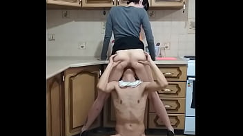 Hot Husband Doesn'T Know That I Have A Slave Who Licks My Pussy - Must See
