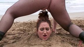 Rough Ssbbw Disgraced On Beach In Spain - High Quality