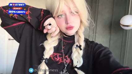 Uncensored: Naughty May I Cum In My Tights And Then Fill Your Mouth With Real Squirt Hot Teen Goth Girl Videocall You