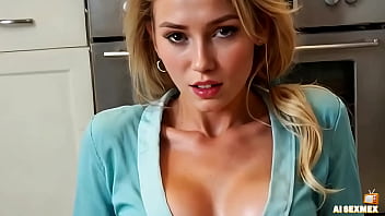Intense Stepmom Fucked By Stepson In The Kitchen - Big Ass And Hot Breasts | When Dad Is Not Home | Ai - 4K