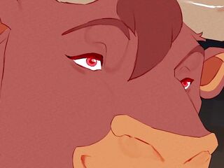 Seductive Bull And Goat - 4K