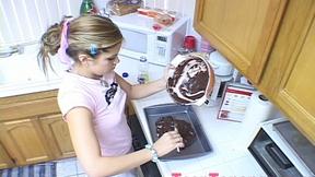 Passionate Naughty Teen Topanga Solo In Kitchen